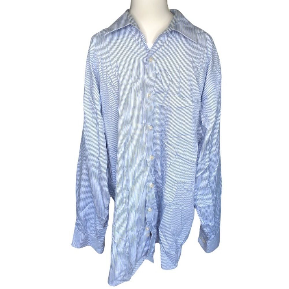 MICHAEL Michael Kors size 17.5 striped dress shirt